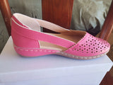Breakj New Hole Shoes 2023 Summer Women's Shoes Round Head And Large Flat Bottom Women's