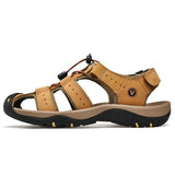 Leather Men Shoes Summer New Large Size Men's Sandals Men Sandals Fashion Sandals Slippers Big Size