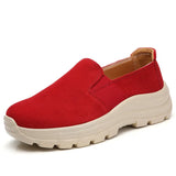 Breakj Size Women's Shoes Casual One-Legged Female Rocking Shoes Thick Soles Mother Shoes Soft Soles Comfortable Slopes And Lazy