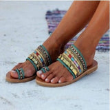 Breakj Famous Wind Hand-Beaded Cool Tow New Summer Large-Size Metal Decorative Lion Sleeve Flat Roman