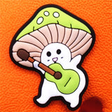 Away Shoe Buckle Accessories PVC Cute Totoro No Face Man Designer Shoe Charm Decorations fit Croc Jibz Party Kids