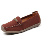 Breakj Single Shoes 2025 Spring And Summer Kraft Bean Shoes Frosted Lazy One Foot Pedal Soft Base Large Mother