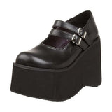 New Chunky Platform Pumps 2023 Spring Summer Gothic Super High Heels Mary Jane Shoes Fashion Crystal Dress Shoes