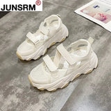 2021 Breathable Mesh Wedge Heel Women Shoes Casual Sneakers Sandals Women Thick-soled Non-slip Sandals Comfortable