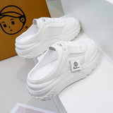 Breakj Korean Platform Platform Dad Shoes 2025 Summer New Street Photo Student Running Sneakers Heighten Casual XW