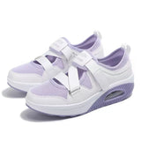 Breakj Summer New Air-To-Gases Hot Air Cushion Women's Single Shoes Thick-Soled Air Cushion Women's Casual Shoes Magic