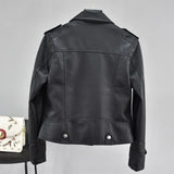 New Spring Autumn Women Short Faux Leather Jacket Slim Fashion Punk Outwear Motorcycle Leather Jackets Casual PU