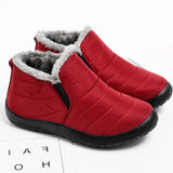 Shoes Winter Warm Ankle Boots For Man Large Size Snow Boots Men Safety Shoes Men's Winter Work Shoes Boots Tennis