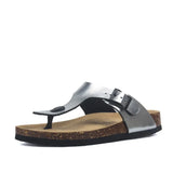 Men Garden Slippers PU Leather Men's Cork Sandals Fashion Black Flip Flops For Men Women Unisex Mule Clogs