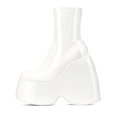 New Brand Punk Platform Goth High Wedges Long Thigh High Boots Women Stretch Cool Over The Knee women's