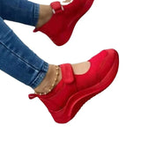 Breakj Casual Single-Shoe Women's 2023 Summer New Slope And Magic Sticker Casual Large-Size Sports Women's