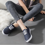 Light Sports White Shoes Women Breathable Canvas Sneakers Black Shoes for Basket Femme Ultralight Casual Sneaker