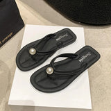 Clip Flip-Flop Women Wear Flat Soft Bottoms In Summer To Travel Beach Slippers 2025 New