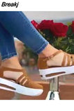 for Women 2023 Hot Sale Women's Vulcanize Shoes Summer New Casual Breathable Sport Shoes Platform Non Slip Women