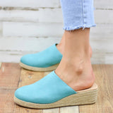 Summer Shoes Clogs Wedge Roman Sandals Suit Female Beige Women's Heels Muffins shoe Comfort Platform Gladiator Black