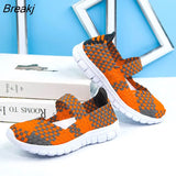 Size Women Flat Shoes 2023 Fashion Elastic Band Weave Shoes Women Comfort Flat Shoes Women Casual Loafers Zapatos De