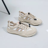 Breakj Summer New Korean Ins Breathable Small White Shoes Women's Hollow Casual Board Shoes Platform Versatile Cake Shoes