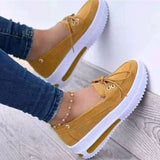 Size 43 Hemp Rope Woven Platform Shoes Women Bow Slip-on Casual Shoes 2022 Spring White Pink Yellow Shoes zapatos de
