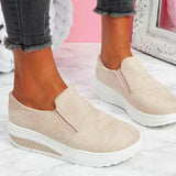 Women Sneakers Slip On Platform Shoes For Women Sport Zapatillas Mujer Casual Loafers With Heels Sports Shoes Vulcanized