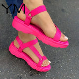 2020 Women /summer New Soft-slip Non-slip Platform Sandals Foam Sole Durable Sandals Ladies Outdoor Beach Zapatos De Mujer