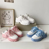 Breakj Wear The 2025 Autumn New Heel-Free Old Dad Shoes One Foot Pedal Large Casual