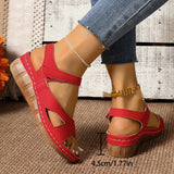 Breakj Sandals New Color Thick Background Fashion Slopers Sandals Large Size Women's Shoes Magic With Light Women's