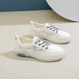 Breakj Summer New Korean Ins Breathable Small White Shoes Women's Hollow Out Casual Board Shoes Platform Platform Shoes