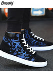 2023 New Men Casual Shoes High Top Sneakers Men Vulcanized Shoes Platform Sneakers Quality Mens Sneakers
