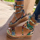 New Women Platform Sandals Fashion Snakeskin Buckle Strap Mid Heel Shoes Wedding Party Dress Female Sandals Shoes