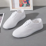 Light Sports White Shoes Women Breathable Canvas Sneakers Black Shoes for Basket Femme Ultralight Casual Sneaker