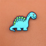 Sale 1pcs Shoe Charms Novel Dinosaur Shoe Accessories Cute Garden Shoe Decoration for croc jibz Buckle Kid's X-mas