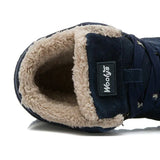 Women Boots Couple Winter Boots Plus Size Winter Shoes Women Ankle Boots Lace-Up Botas De Mujer Flat Winter Sneakers