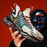 Retro Men Casual Shoes 2023 Mesh Running Shoes Men Sneakers Street Style Adult Male Sports Shoes Plus Size