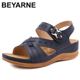 2021 Beach Sandals Women Summer Shoes Thick Sole Women Wedges Sandals Ladies Summer Holiday Shoes Big Size