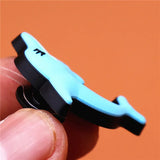 PVC Croc Shoe Charms Fox Dolphin Narwhal Starfish Hippo Sloth Otter Slippers Decorations for Jibz Kids Party Gifts