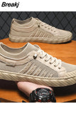 New Summer Breathable Lazy Low-cut Men's Shoes Casual Mesh Shoes All-match Lightweight Vulcanized Shoes Breathable