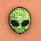 Single Sale Alien Shoe Charms Accessories Cartoon Astronaut/Pluto Garden Shoe Decoration fit croc jibz Kid's X-mas