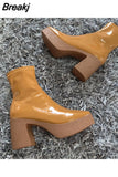 Brand Autumn Winter Women Boots Long Stretch Slim Thigh High Boots Sexy Over the Knee Boots High Heels Platform Shoes