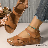 Breakj Sandals New Color Thick Background Fashion Slopers Sandals Large Size Women's Shoes Magic With Light Women's
