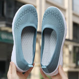 Women Shoes Women Flats Shoes 2022 Soft Color Slip On Flat Shoes Ballet Flats Comfortable Ladies Shoe Mesh Zapatos