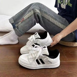 Breakj Shoes Female Small White Shoes Flat Floor Comfortable Increase Versatile Fashion Four Seasons Regular Ins Campus Wind China-Fashion