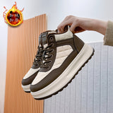 Breakj Plus Velvet High Top Small White Shoes Female 2024 Winter Korean Version Versatile Student Shoes Warm Casual Shoes Female