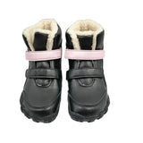 kids shoes Children Barefoot Winter Boots Soft Leather Plush Snow boots for girls Boys Kids Flexible Warm Boots