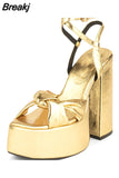Summer Platform Woman Sandals Good Quality Mixed Colors High Heeled Sexy Party Women's Sandals Shoes Big Size