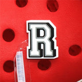 PVC Shoe Buckle Accessories DIY Combination English Alphabet Shoes Decoration Jibz for Croc Charms Bracelets Kids