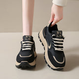 Breakj Casual Sneakers Women 2025 Autumn New Korean Version Of The Thick-Sed Forrest Shoes Student Running