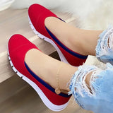 Women Sneakers Slip On Women's Sneakers Solid Color Platform Sneakers Casual Tenis Feminino Ladies Vulcanize Shoes