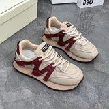 Breakj Korean Platform Dad Shoes Spring 2025 New Street Photo Student Running Shoes