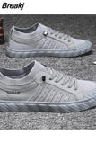 New Summer Breathable Lazy Low-cut Men's Shoes Casual Mesh Shoes All-match Lightweight Vulcanized Shoes Breathable