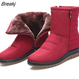 Snow Boots Women Winter Shoes Warm Shoes for Cold Winter Women Ankle Boots Non-slip -30 Degree Cotton Boots
